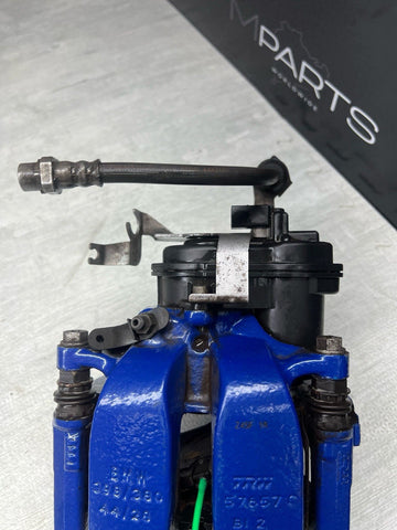 BMW 20-25 F90 F92 F93 M5 M8 OEM RIGHT PASSENGER REAR BRAKE CALIPER BLUE