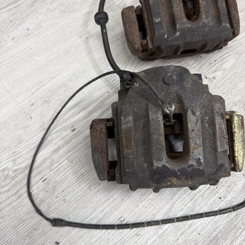 BMW OEM GENUINE E36 M3 Z3 M FRONT BRAKE CALIPERS SET PAIR LEFT RIGHT PAD *RUSTY*