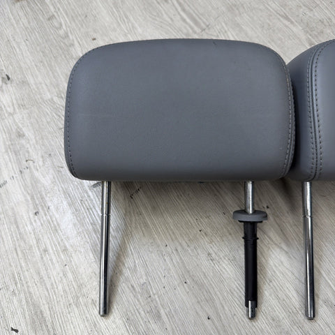 2001-2006 BMW E46 M3 Convertible Grey Rear Headrests Head Rests Pair OEM *Notes*