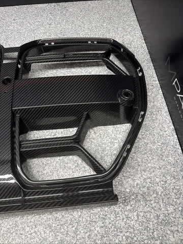NEW 21-26 BMW G80 G82 G83 M3 M4 REAL CARBON FIBER CSL STYLE NOSE GRILL GRILLE