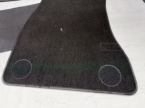 BMW 19-23 G30 F90 M5 Black Carpet Floor Mats OEM Right Front + Rears Only