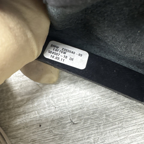 2008-2013 BMW E90 E92 E93 M3 LEATHER SHIFTER shift gear KNOB 6-SPEED ORIGINAL