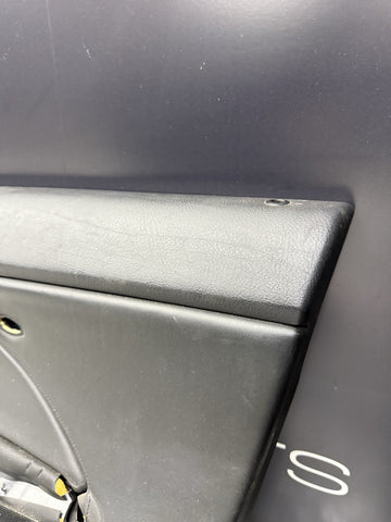 01-06 BMW E46 M3 FRONT PASSENGER RIGHT SIDE DOOR PANEL CARD BLACK OEM