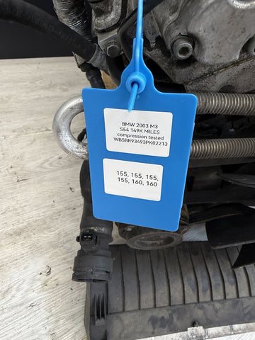 2003 BMW E46 M3 01-06 S54 3.2L Engine Motor 149k Miles Complete