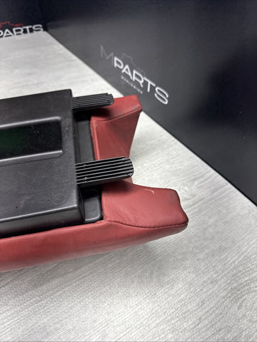 BMW E46 M3 01-06 Rear Seat Back Cushion Imola Red Leather Backrest Convertible