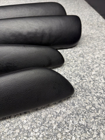 01-06 BMW E46 M3 Convertible Door Upper Arm Rest Armrest Pads Black *1 Rear Tab