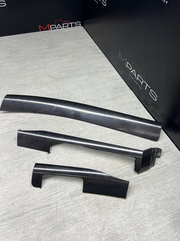 01-06 BMW E46 325 330 M3 Headlight Switch Radio Dash Trims Wrapped