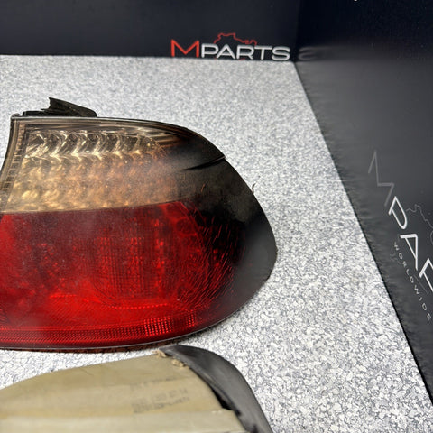 BMW E46 M3 01-06 Convertible LED Tail Lights Red Tinted Trunk Outers Inners
