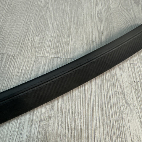 08-13 BMW E92 E93 M3 REAR LEFT DRIVER PANEL CARBON LEATHER TRIM COVER OEM