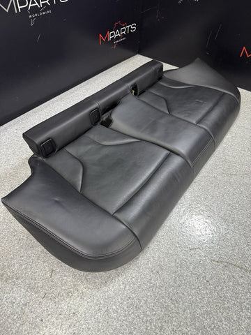 15-18 BMW F80 M3 Sedan Rear Bench Seat Bottom Pad Black Leather Heated OEM