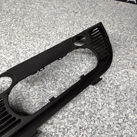 01-06 BMW E46 M3 CONVERTIBLE REAR SEAT ROLLOVER BAR TRIM COVER BLACK 8204279 OEM