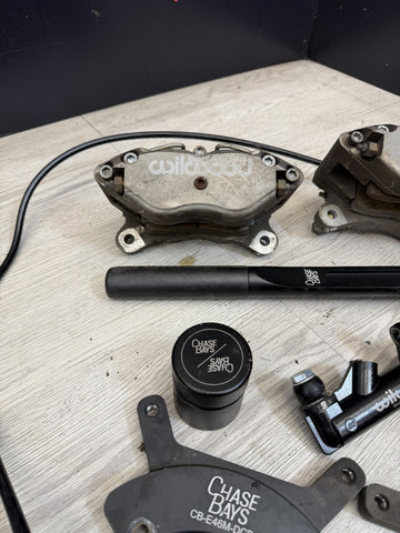 BMW E46 M3 01-06 Chasebay Hydro Hand Brake Assembly Wilwood Caliper Assembly