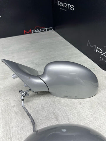 01-06 BMW E46 M3 Side View Door Mirrors Pair Titanium Silver