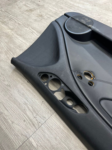 01-06 BMW E46 M3 DRIVER LEFT SIDE DOOR PANEL CARD BLACK OEM