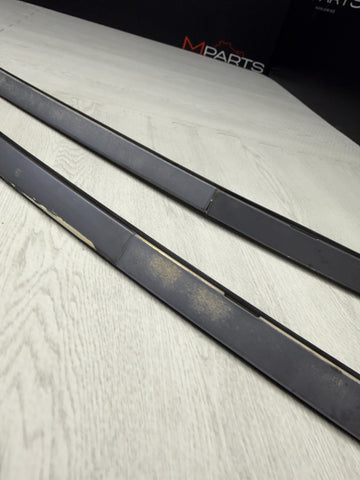 BMW E46 325 330 M3 Roof Rails Moldings Trims Pair Coupe OEM