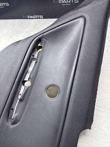 BMW E46 M3 01-06 Coupe Rear Left Door Card Black Genuine 51437890743