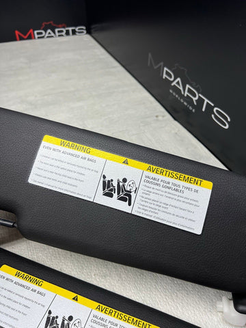 14-20 OEM BMW F22 F87 228 230 M235 M240 M2 Interior Sun Visor Black Pair SET