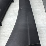 01-06 BMW E46 M3 CONVERTIBLE REAR INTERIOR QUARTER TRIMS COVERS PANELS BLACK