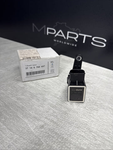 NEW BMW 3 5 7 X3 X5 Front Headlight Level Sensor 37146784697 6784697 ORIGINAL