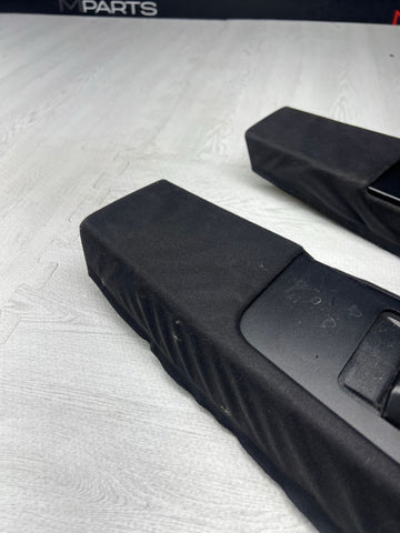 2001-2006 BMW E46 M3 Coupe B Pillars Trims Cover Black OEM