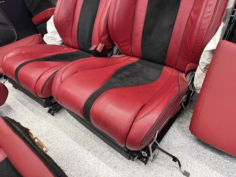 21-25 ACURA TLX TYPE S INTERIOR SET RED ALCANTARA LEATHER SEATS OEM 7K MILES