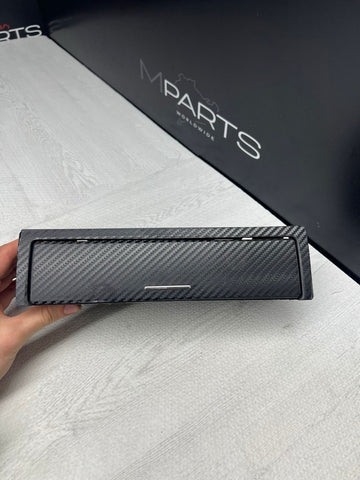 99-06 BMW E46 323 325 328 330 M3 E46 CENTER CONSOLE STORAGE TRAY CARBON STICKER