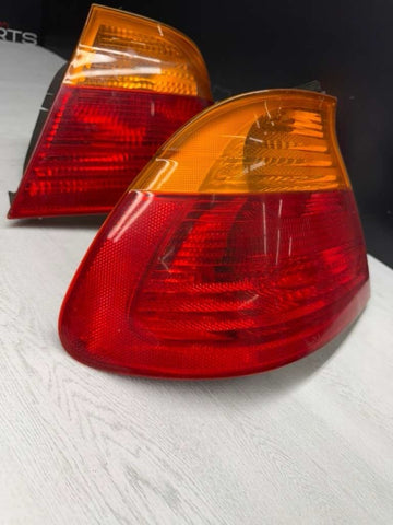 99-02 BMW E46 325ci 330ci M3 CONVERTIBLE BRAKE TAIL LIGHTS AMBER 8375801 OEM