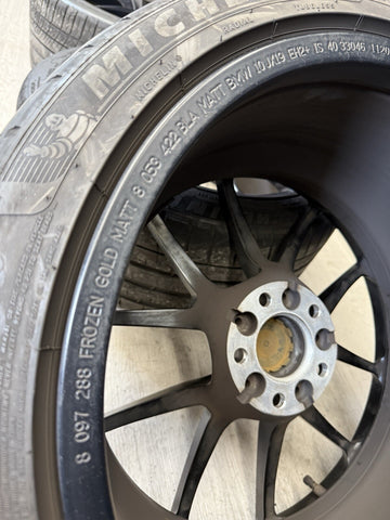 OEM 15-20 BMW F80 F82 F83 F87 M2 M3 M4 CS Wheels Rims Genuine Style 763M Black