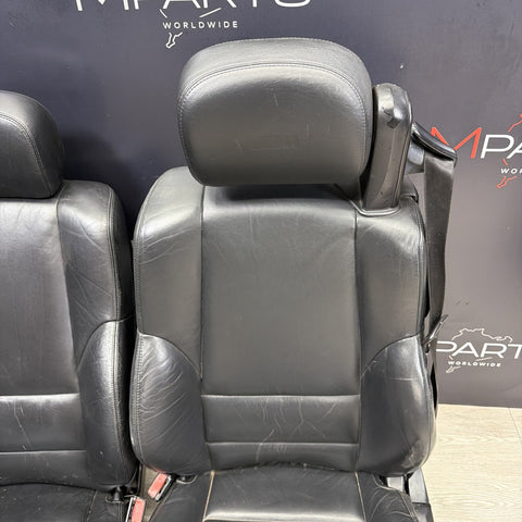 01-06 BMW E46 M3 Convertible Interior Front Heated Seats Black *Notes*