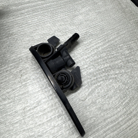 01-06 BMW E46 M3 Right Passenge Head Light Washer Jet Cover 8256180 Carbon Black