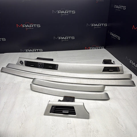 08-13 OEM BMW E92 E93 M3 Brushed Aluminum Interior Trim Dash Panels Set *Notes*