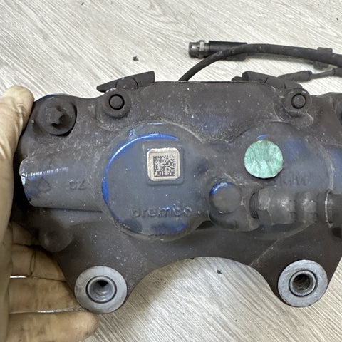 BMW 15-20 F87 M2 F30 F31 F80 F82 F83 M3 M4 Front Left Driver Brake Caliper Blue