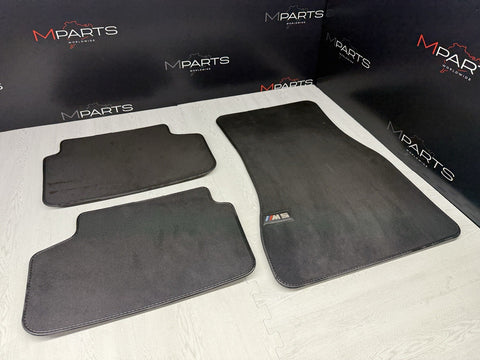 BMW 19-23 G30 F90 M5 Black Carpet Floor Mats OEM Right Front + Rears Only