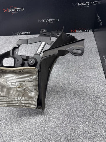 17-25 OEM Porsche 718 Boxster 982 Rear Left Bumper Heat Shield Support Bracket