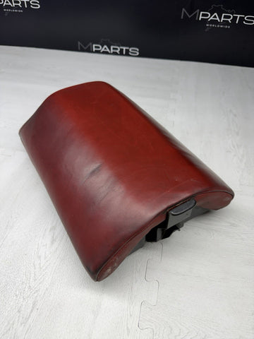 BMW E46 M3 01-06 Rear Seat Back Cushion Imola Red Leather Backrest Convertible