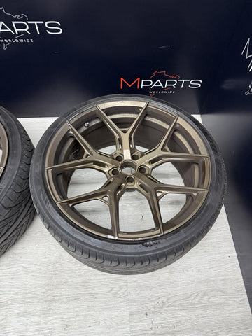 22” Vossen HF-5 BMW F96 X6M 5x112 22x10.5 ET14 22x11.5 ET28 Rims Wheels Set