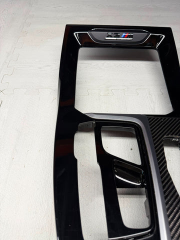 18-21 BMW F97 X3 M G01 X3 Competition Center Console Trim Cover Carbon Fiber OEM