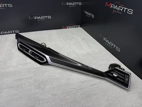 2023-2025 BMW G80 M3 G82 G83 M4 Front Dash Trim Strip Carbon Fiber Vents OEM