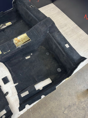 01-06 BMW E46 M3 Convertible Front & Rear Black Floor Carpets Interior OEM