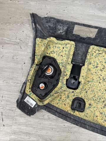 BMW 21-25 G80 M3 Rear Speaker Deck Tray Trim OEM 7482697 + Speakers