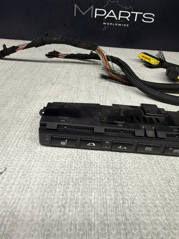 01-06 BMW E46 M3 Convertible Buttons Tray Panel Switches Heated Conversion Set