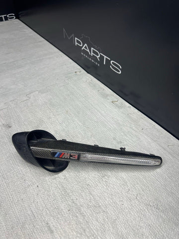 08-13 BMW E92 E93 M3 Front Fender Grille Left Driver Side Marker Light Carbon