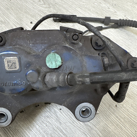 BMW 15-20 F87 M2 F30 F31 F80 F82 F83 M3 M4 Front Left Driver Brake Caliper Blue