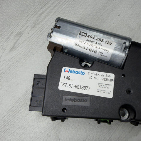 01-06 BMW 3 Series E46 Sunroof Sliding Motor Drive Moving Actuator OEM 6918977