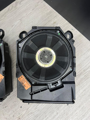 BMW 335 2008 E90 E92 Front Right & Left Under Seat Subwoofer Set 6513-9143136-01