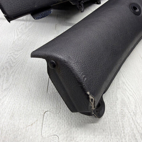 BMW 01-06 E46 325 330 M3 OEM Convertible Rear Top Lateral Trims Panels Black