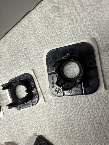 New Genuine BMW 3 F30 F31 14-18 Front Bumper PDC Sensor Cover SET 7445076 OEM