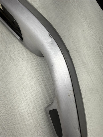 01-06 BMW E46 M3 Brushed Aluminum/Grey Door Trim Armrest Right Front Passenger