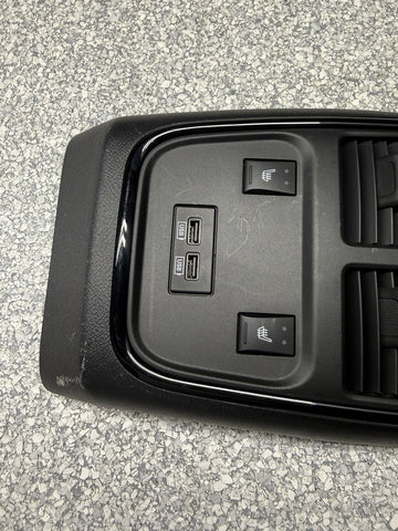 2015-2023 Dodge Charger Rear Center Console Trim/ Heated Switch OEM