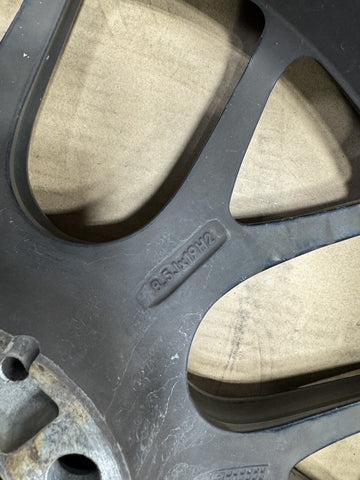 Authentic BBS CH104 19” Wheel Rim 19x8.5 ET32 Black / Chrome Lip + Tire + Cap